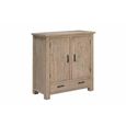 Reclaimed Pine 95cm 2 Door Small Sideboard thumbnail 3
