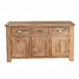 Dorset Sideboard - 3 Door - 3 Drawer - 145cm - Medium - Rustic - Mango Wood