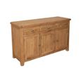 Melbourne Country Oak Sideboard - 3 Door - 3 Drawer - 139cm - Medium - Rustic