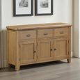 Hopewood Oak 3 Door 3 Drawer 150cm Medium Sideboard thumbnail 2