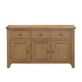 Hopewood Oak 3 Door 3 Drawer 150cm Medium Sideboard thumbnail 3
