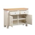 Windsor White Painted 2 Door 2 Drawer 110cm Small Sideboard thumbnail 3