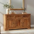 Nalandra Mango Wood 3 Door 3 Drawer 145cm Medium Sideboard thumbnail