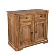 Nalandra Mango Wood 2 Door 2 Drawer 95cm Small Sideboard thumbnail 2