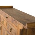 Saphir Honey Mango Wood 120cm 2 Door 3 Drawer Small Sideboard thumbnail 4