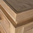 Lucca Natural Teak Wood 153cm 2 Door 6 Drawer Medium Sideboard thumbnail 5