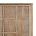 Montepulciano Natural Mango Wood 175cm 4 Door Large Geometric Pattern Sideboard thumbnail 5