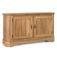 Siral Natural Teak Wood 150cm 2 Door Medium Sideboard thumbnail 2