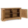Siral Natural Teak Wood 150cm 2 Door Medium Sideboard thumbnail 3