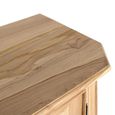 Siral Natural Teak Wood 150cm 2 Door Medium Sideboard thumbnail 5