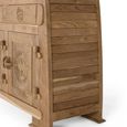 Sumbawa Natural Teak Wood 202cm 4 Door 4 Drawer Extra Large Oriental Style Sideboard thumbnail 5