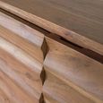 Woodland Natural Acacia Wood 145cm 3 Door Medium Sideboard thumbnail 5