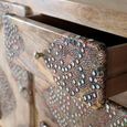 Mosaic Natural Handcrafted Mango Wood 148cm 2 Door Multi Drawer Medium Sideboard thumbnail 5