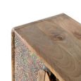 Mosaic Natural Handcrafted Mango Wood 161cm 4 Door Large Sideboard thumbnail 5