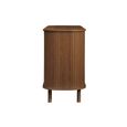 Axel Large Curved Sideboard - 160cm - 2 Door - Walnut Fluted