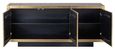 Collada Brass Cladded 3 Door Extra Large Sideboard - 180cm