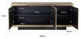Collada Brass Cladded 3 Door Extra Large Sideboard - 180cm