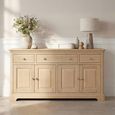 Cromwell Oak Sideboard - 4 Door - 3 Drawer - 162.4cm - Large