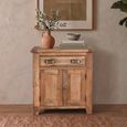 Dorset Sideboard - 2 Door - 1 Drawer - 75cm - Compact - Rustic - Mango Wood