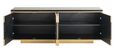 Finsbury Gold and Black Marble Top Extra Large Sideboard - 4 Doors