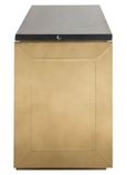 Finsbury Gold and Black Marble Top Extra Large Sideboard - 4 Doors