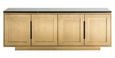 Finsbury Gold and Black Marble Top Extra Large Sideboard - 4 Doors