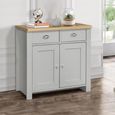 Highgate Small Sideboard - 2 Door - Grey Painted