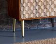 Imphal Sideboard - 2 Door - Small - 85cm - Geometric - Mango Wood