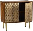 Imphal Sideboard - 2 Door - Small - 85cm - Geometric - Mango Wood