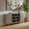 Madrid Sideboard - 2 Door - Large - Grey - Wooden