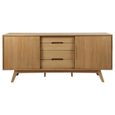 Marte Extra Large Sideboard - 2 Door - 180cm - Oak