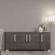 Sarah Day Grey Birch 202cm 4 Door Buffet Sideboard - Assembled thumbnail