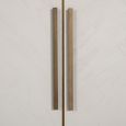 Whitebone Brass 4 Door Sideboard - 225cm