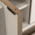 Whitebone Brass 4 Door Sideboard - 225cm