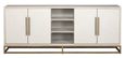 Whitebone Brass 4 Door Sideboard - 225cm
