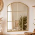 Gold Metal Frame Wall Mirror thumbnail