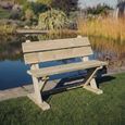 Ashcome Garden Bench - 2 Seater - Redwood