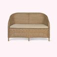 Brayford Outdoor Bench Natural Rattan