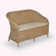 Brayford Outdoor Bench Natural Rattan