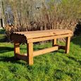 Valley Garden Backless Bench - Oak