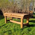 Valley Garden Backless Bench - Oak