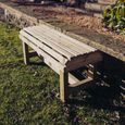 Garden Bench - Backless - Timber Wood