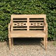 Station Garden Bench - 100cm - Natural - Teak Wood