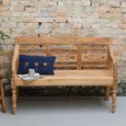 Station Garden Bench - 130cm - Rustic - Teak Wood