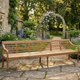 Station Garden Bench - 300cm - Rustic - Teak Wood