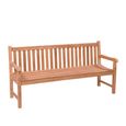 Bison Garden Bench - 180cm - Natural - Teak Wood