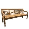 Station Kasar Garden Bench - 200cm - Rustic - Teak Wood