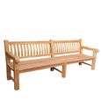 Patrick Garden Bench - 250cm - Natural - Teak Wood