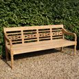 Station Garden Bench - 190cm - Natural - Teak Wood