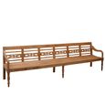 Station Garden Bench - 300cm - Rustic - Teak Wood